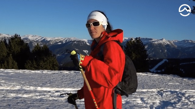 TÉCNICA y MOVIMIENTOS correctos en esquí montaña, esquí de montaña