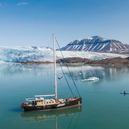 Expedition sailboat, viaje en velero al Ártico