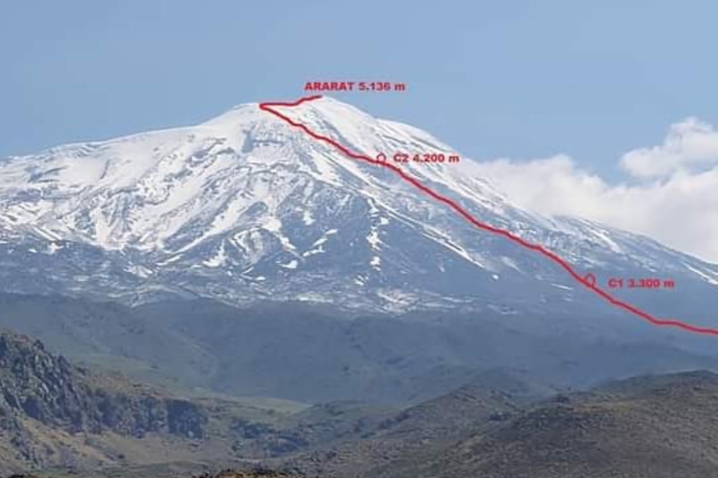 Mt Ararat - trekking al monte del Arca de Noé, Mt Ararat route
