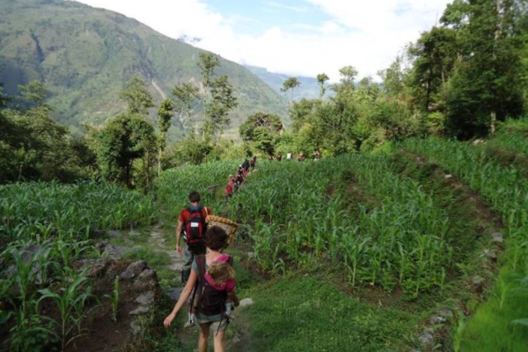 Trek Nepal Kutumsang, trek de himalayas