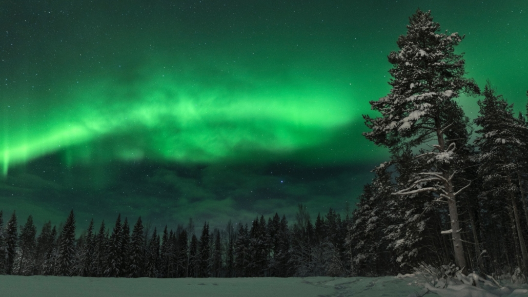 Laponia Finlandesa, auroras y naturaleza, boreales