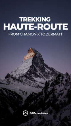 HIGH ROUTE TREKKING. CHAMONIX-ZERMATT
