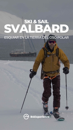 Svalbard ski sail