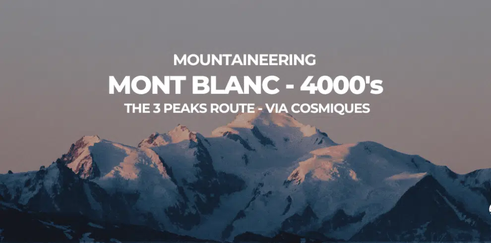 Mountaineering Mont Blanc - 4000's with B4Experience