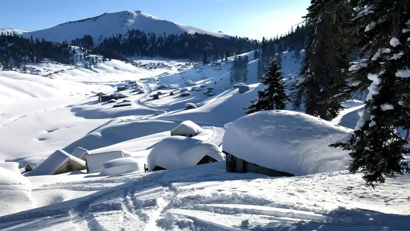 Deep powder blankets a remote Georgian village with B4Experience.