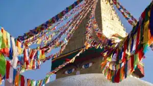 Great Stupa of Kathmandu in Nepal