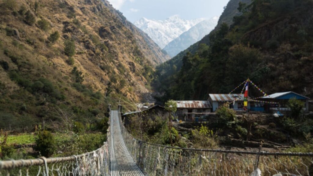 Langtang Valley bridge Trip B4Experience