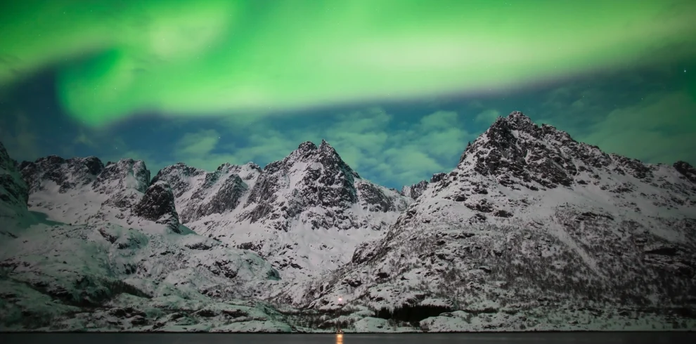 Northern Lights in Nordic Winter