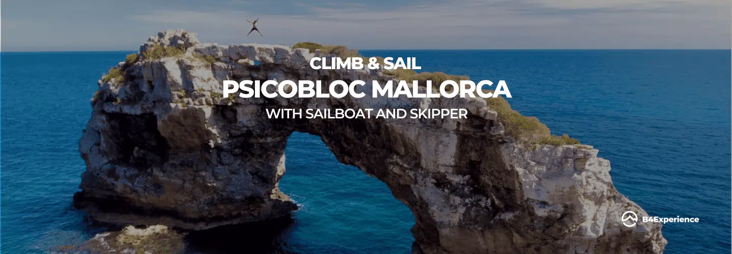 Climb and sail Psicobloc Mallorca with B4Experience