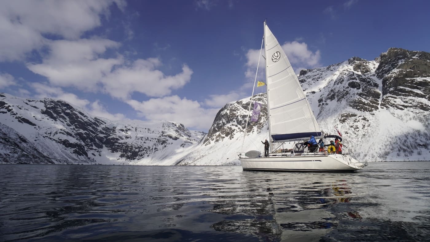 Sailboat sailing Norway