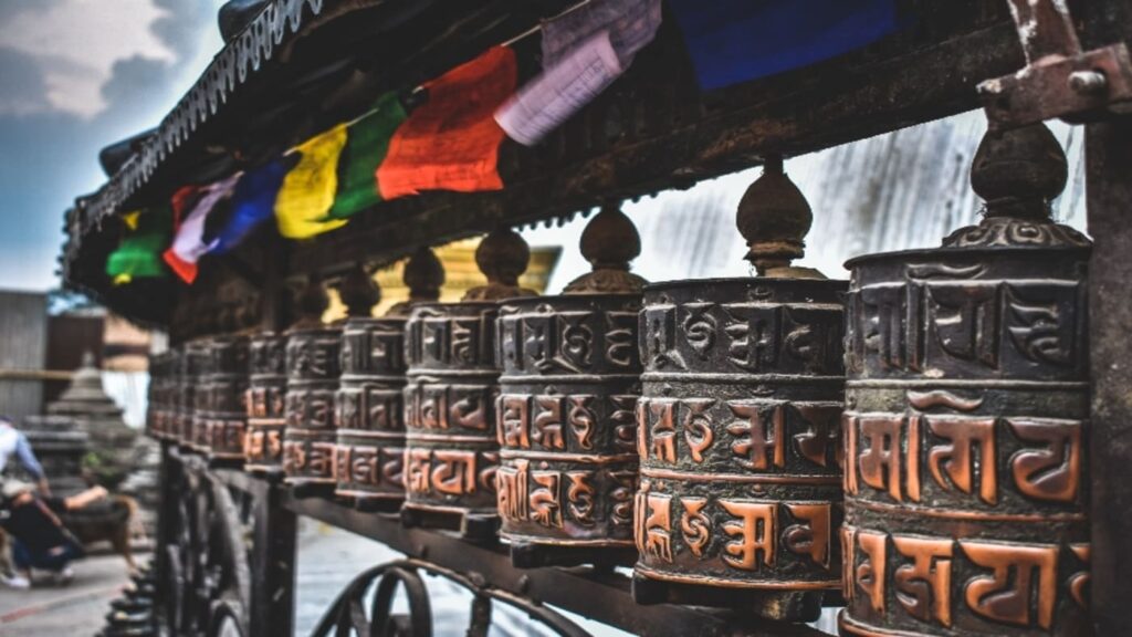 Lantang Prayer Flags trekking nepal trip B4Experience