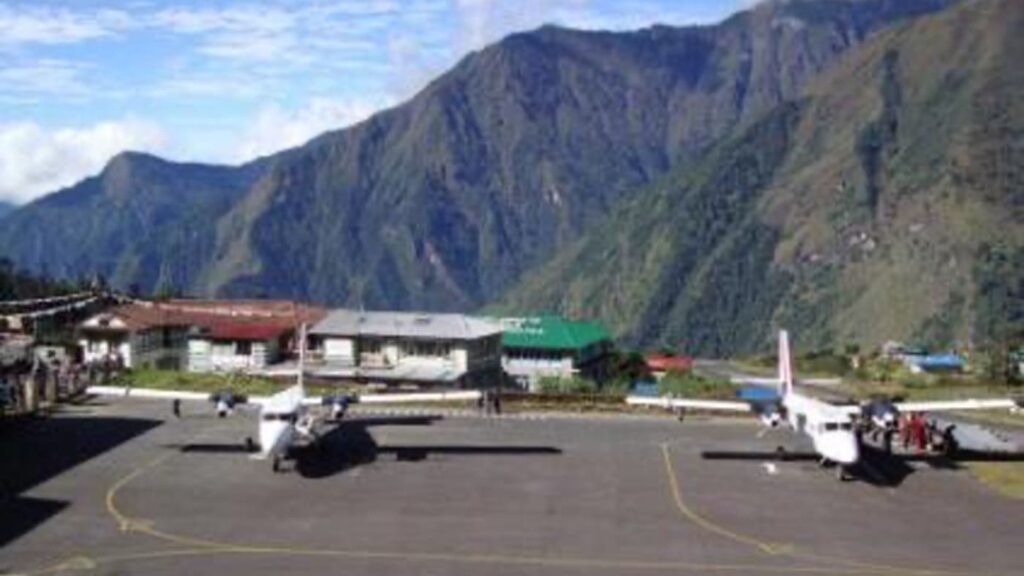 Lukla airport Everests trek Nepal trip B4Experience