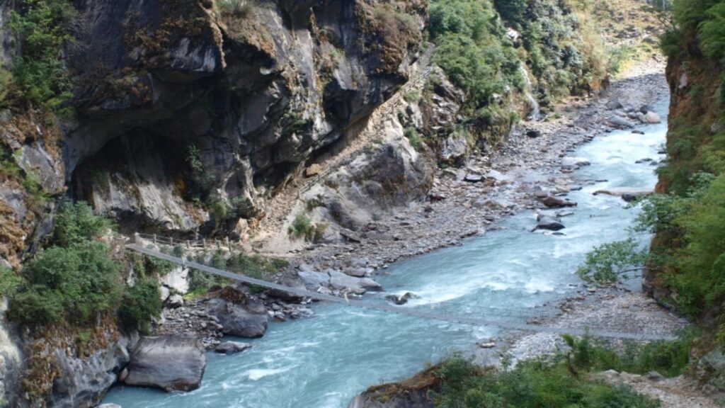 Manaslu Jagat bridge Trekking trip B4Experience