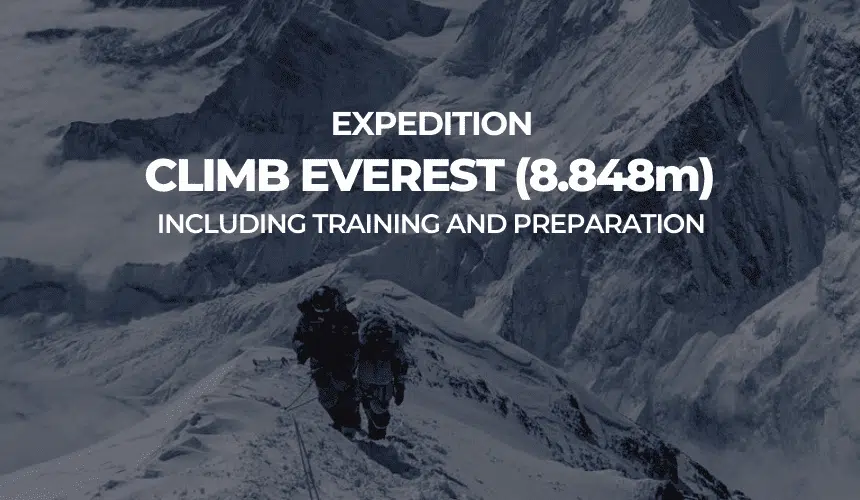 CLIMB EVEREST 8.849m – EXPEDITION