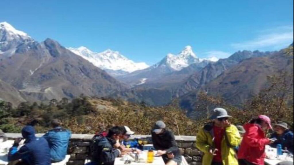 everest hotel views trekking trip B4Experience