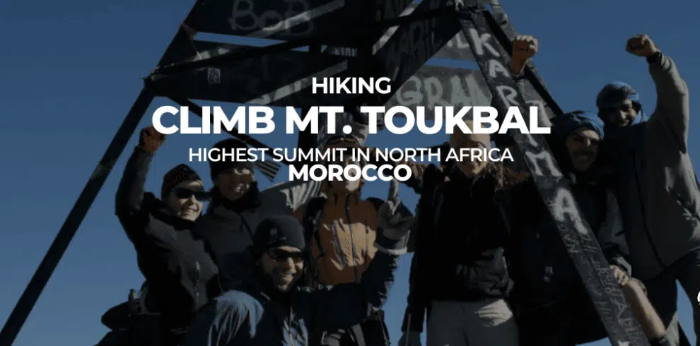 Hiking Climb Mt. Toukbal with B4Experience