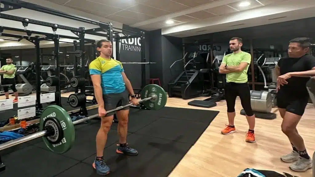 Skimo gym training with B4Experience