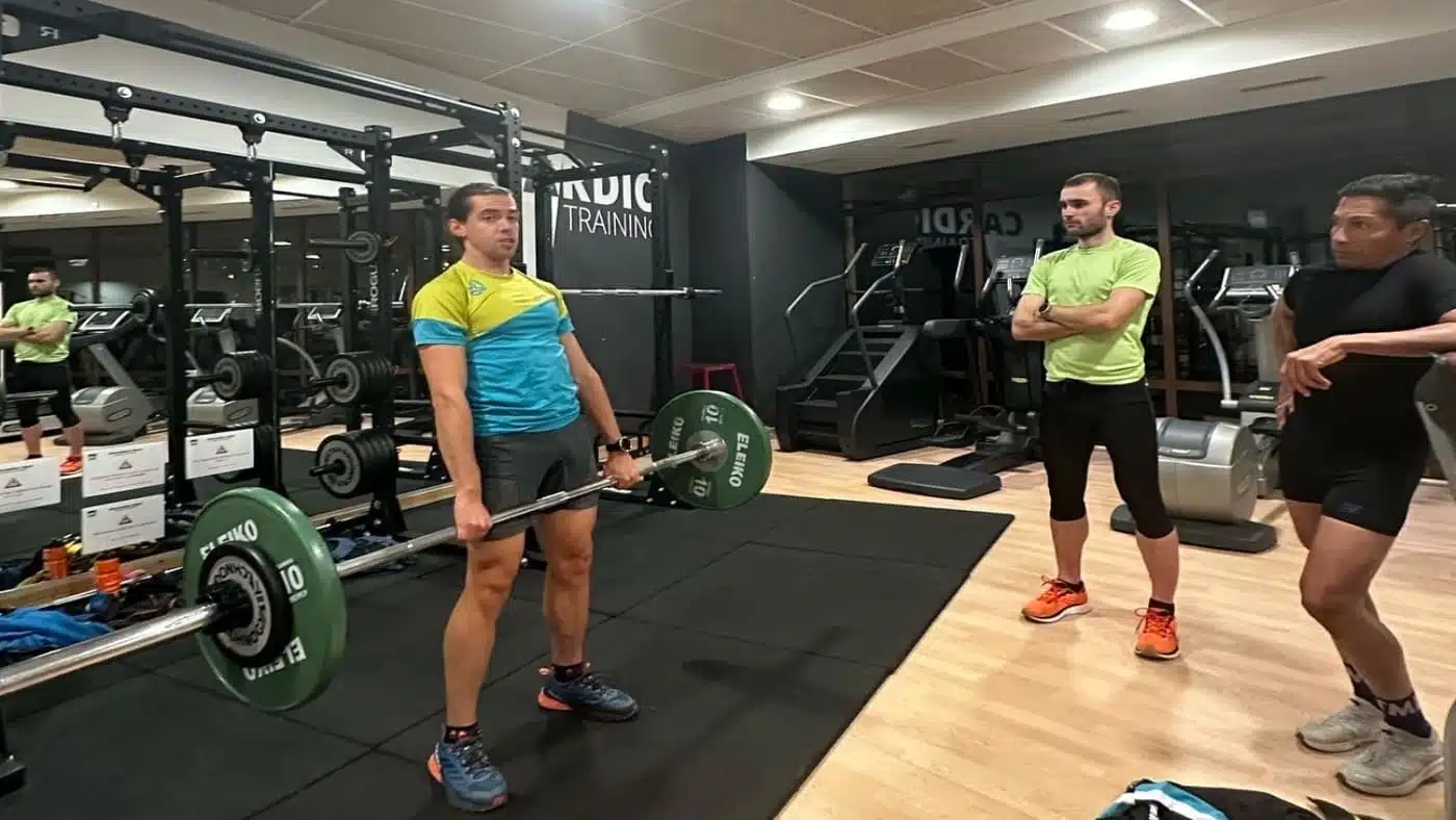 Skimo gym training with B4Experience