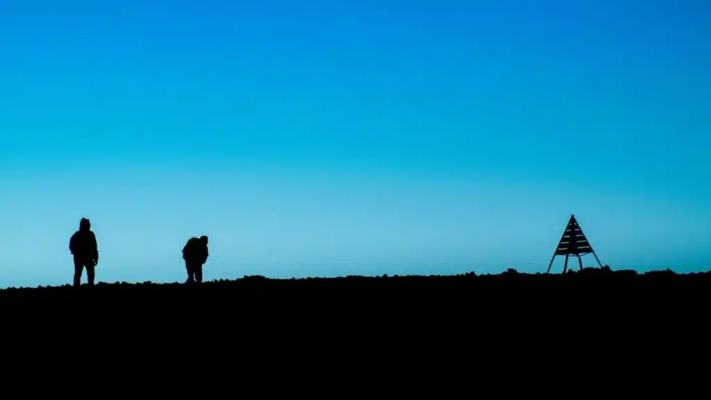 Watching the sunrise from Toubkal summit was a breathtaking moment with B4Experience