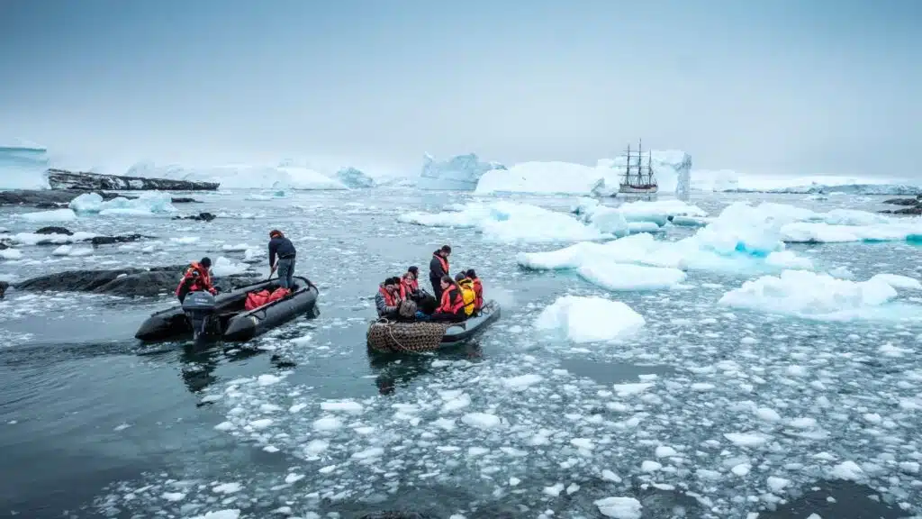 Exploring Antarctic waters aboard sturdy zodiacs with B4Experience