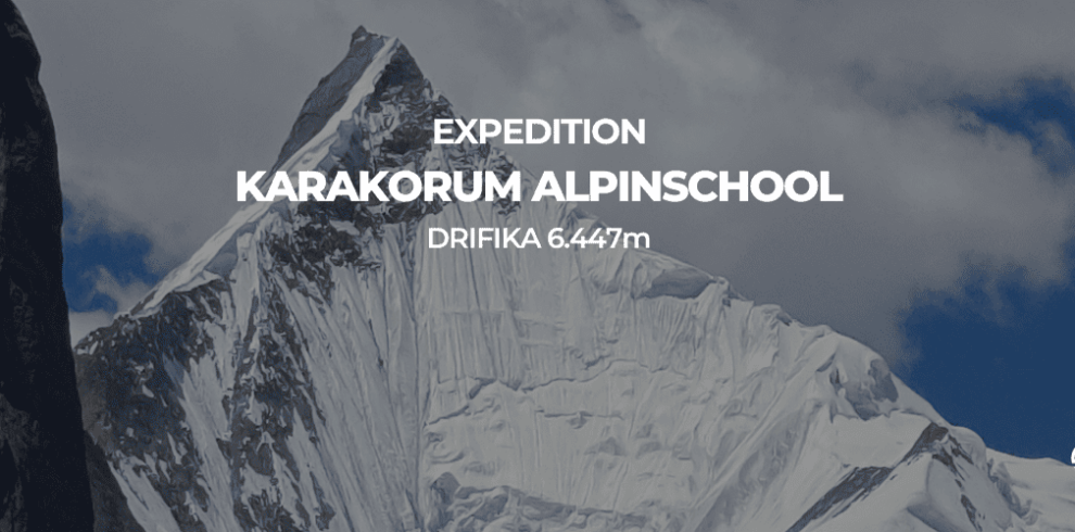 Expedition Karakorum alpinschool Drifika 6.446m with B4Experience