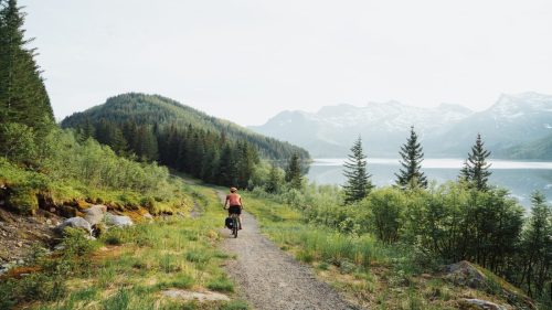 Exploring Lofoten's trails on an e-bike adventure with B4Experience.