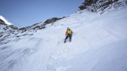 Nepal ice climbing big waterfalls