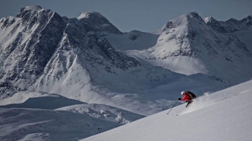 Skiing West coast Greenland